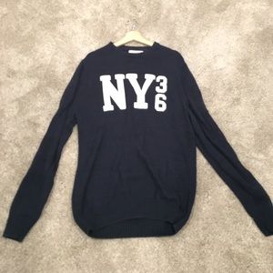 Navy blue NY sweater