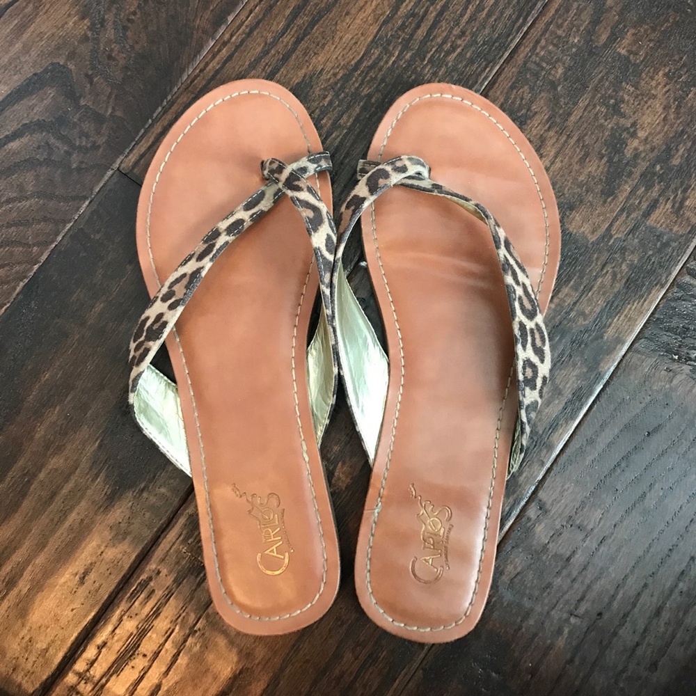 Cheetah sandals
