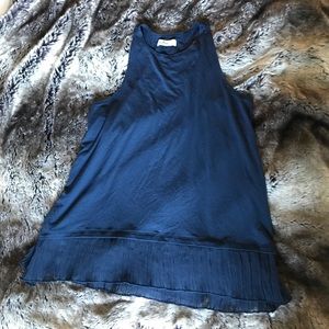 Hollister tank top with sheer detail on the bottom