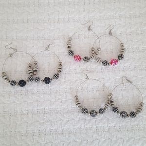 hoop earrings