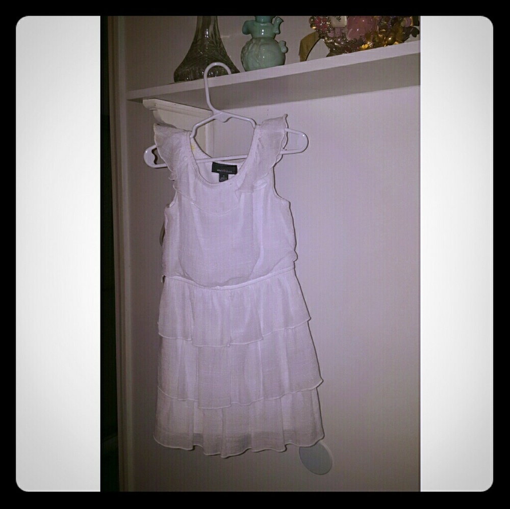 Girls white dress