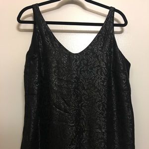 LOFT Black Sleeveless Shirt