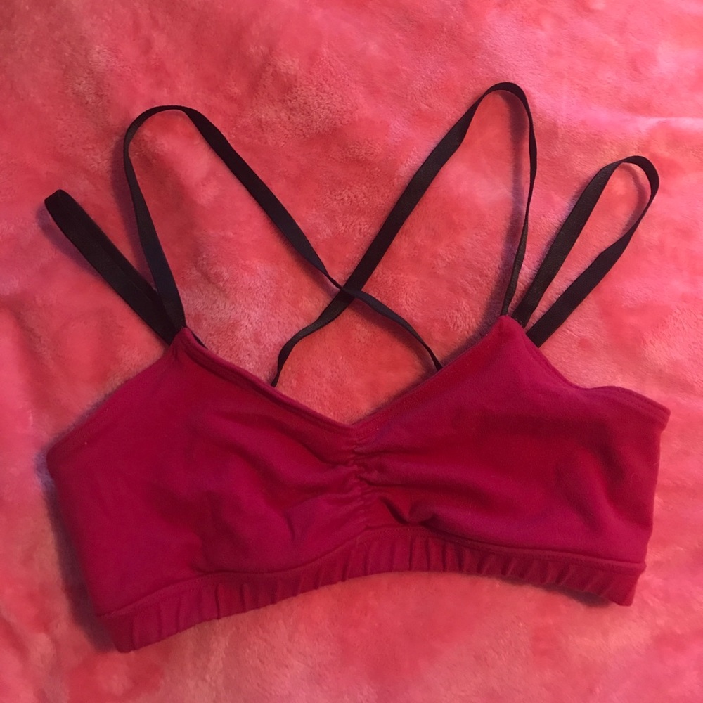 Beyond Yoga Red Sports Bra Size XS