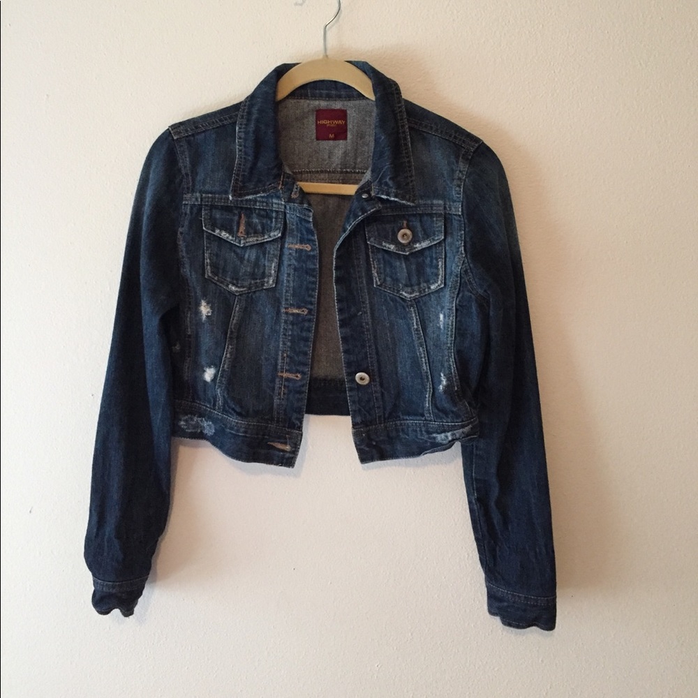 Cropped Jean Jacket