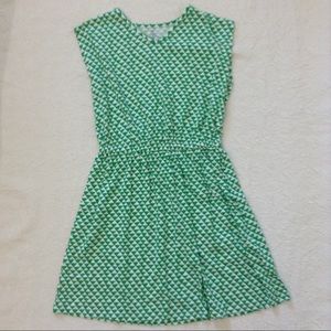 Sleeveless Geometric Print Dress