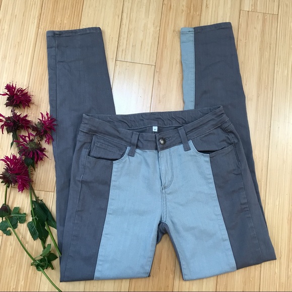 PAIGE Denim - PAIGE two tone skinny jeans, 27.