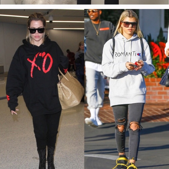 Savage celebrity style long sweatshirt with hoodie - Picture 7 of 8