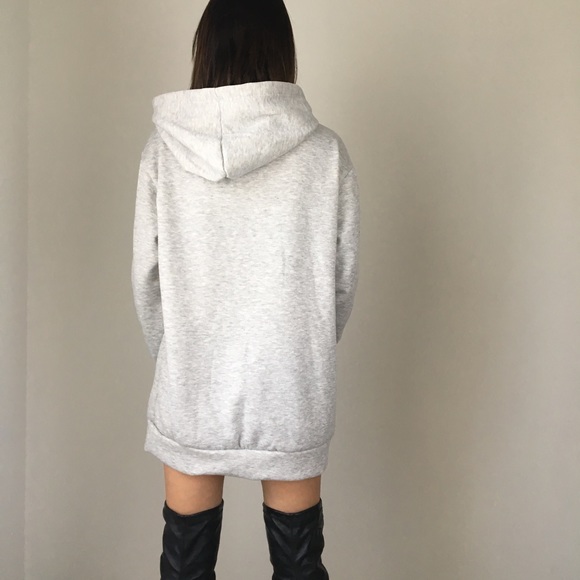 Savage celebrity style long sweatshirt with hoodie - Picture 8 of 8