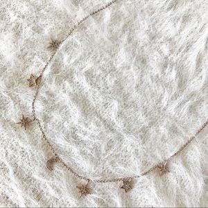 Child of Wild Celestial Stars Moons Necklace