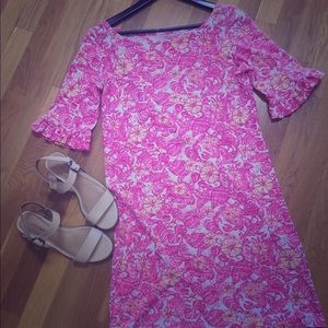 Lilly Pulitzer Chum Bucket Print Knit Jersey Dress