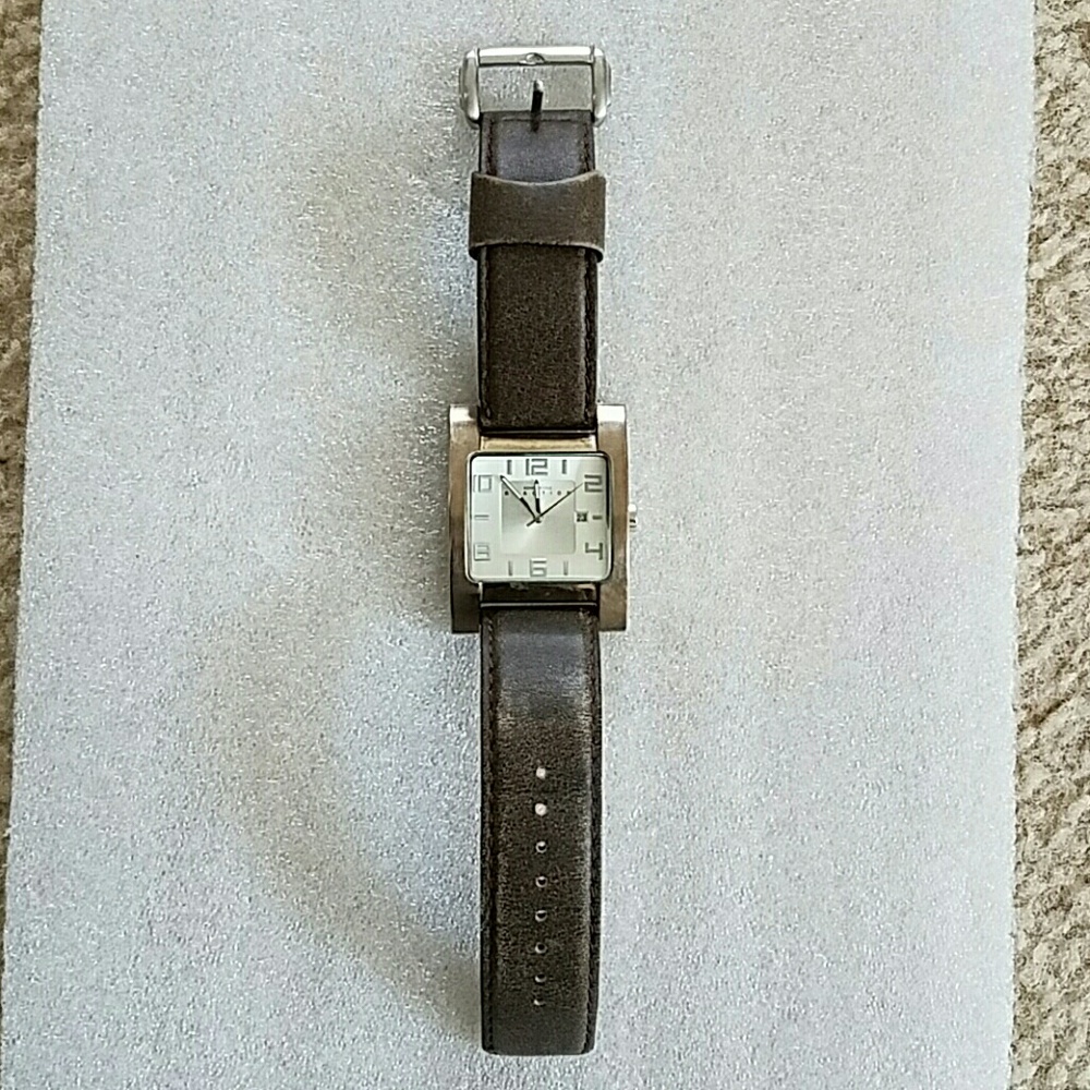 Kenneth Cole Reaction Watch w/ Brown Leather Strap