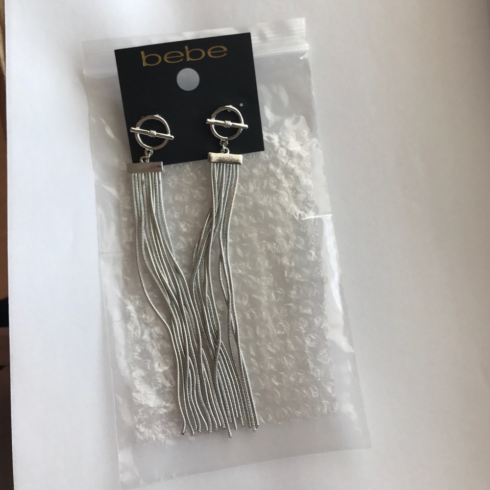 Bebe Silver Earring