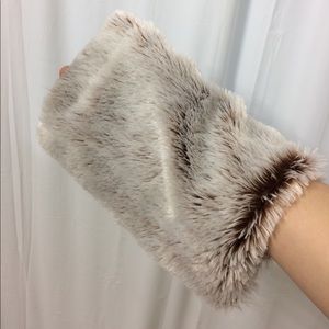 Faux fur muff