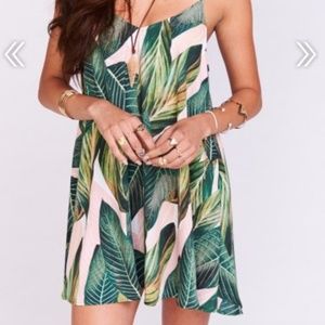 Show me your MuMu M Circus mini dress- Peachy Palm