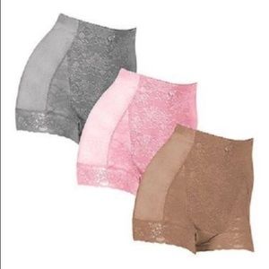 Rhonda Shear 3-pack Pin Up Tummy Control Panty Set