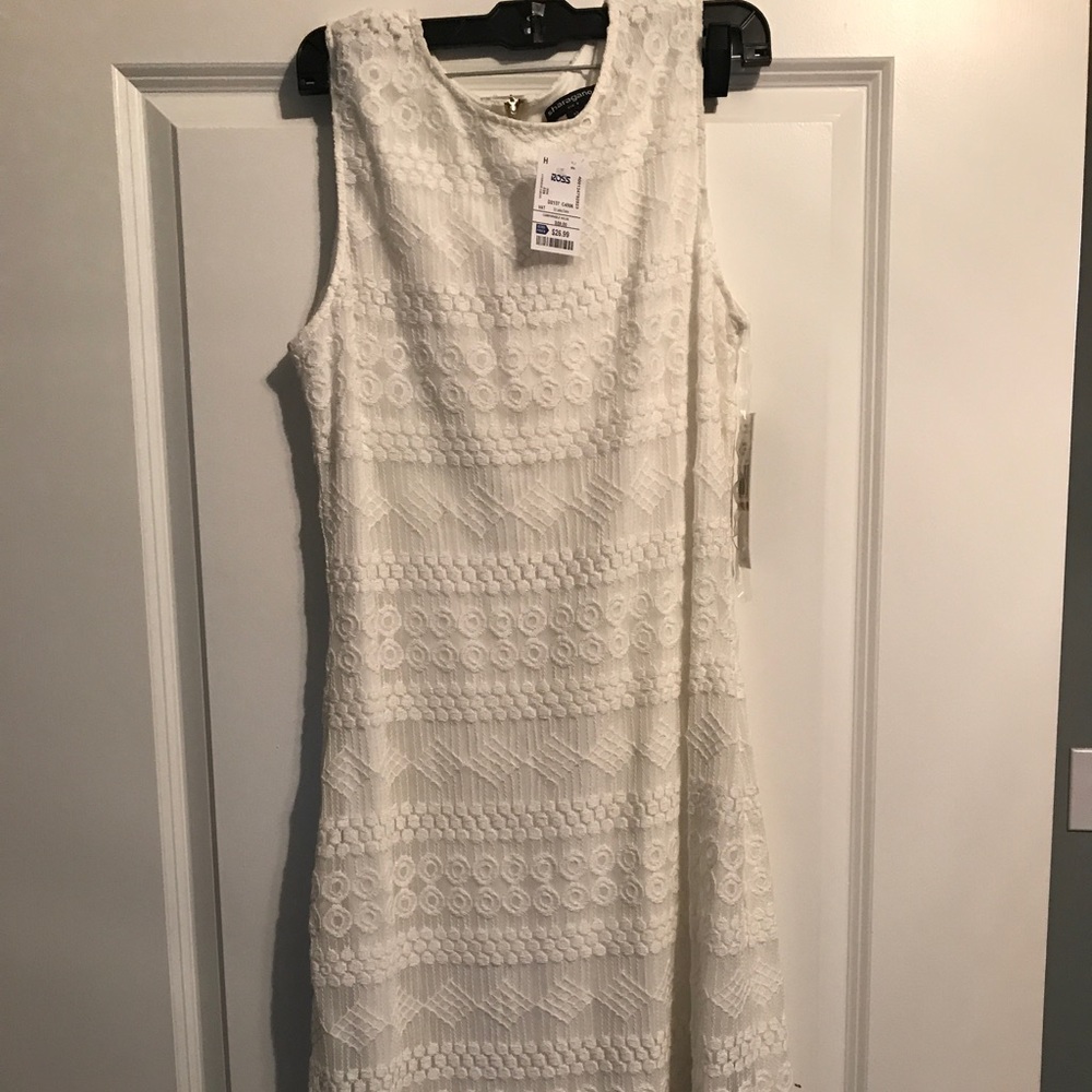 White lace dress