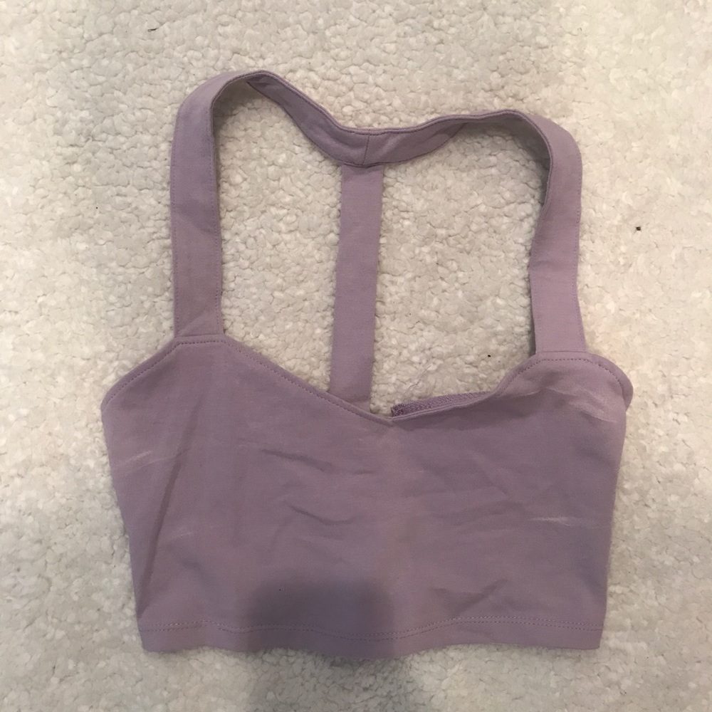 Purple Crop Top