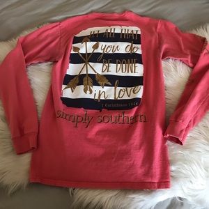 simply southern pink shirt