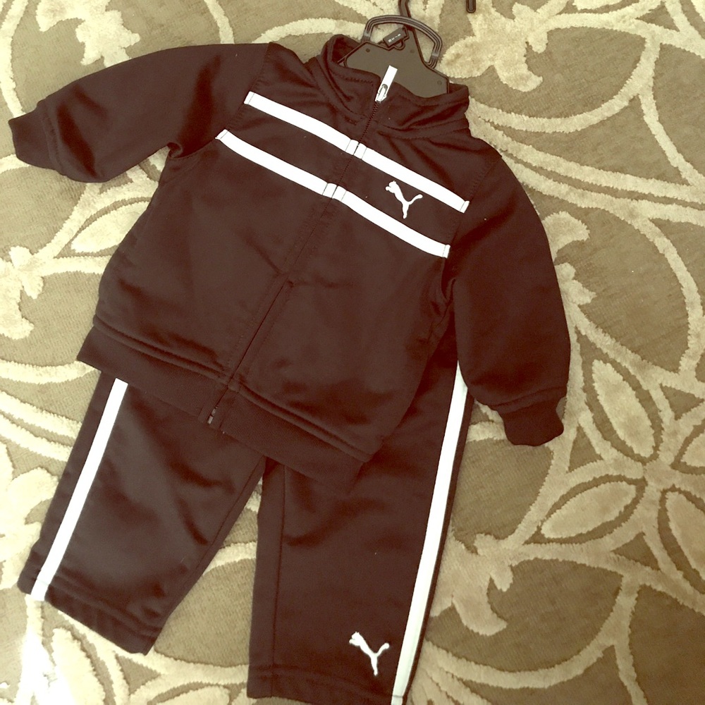 Baby puma tracksuit