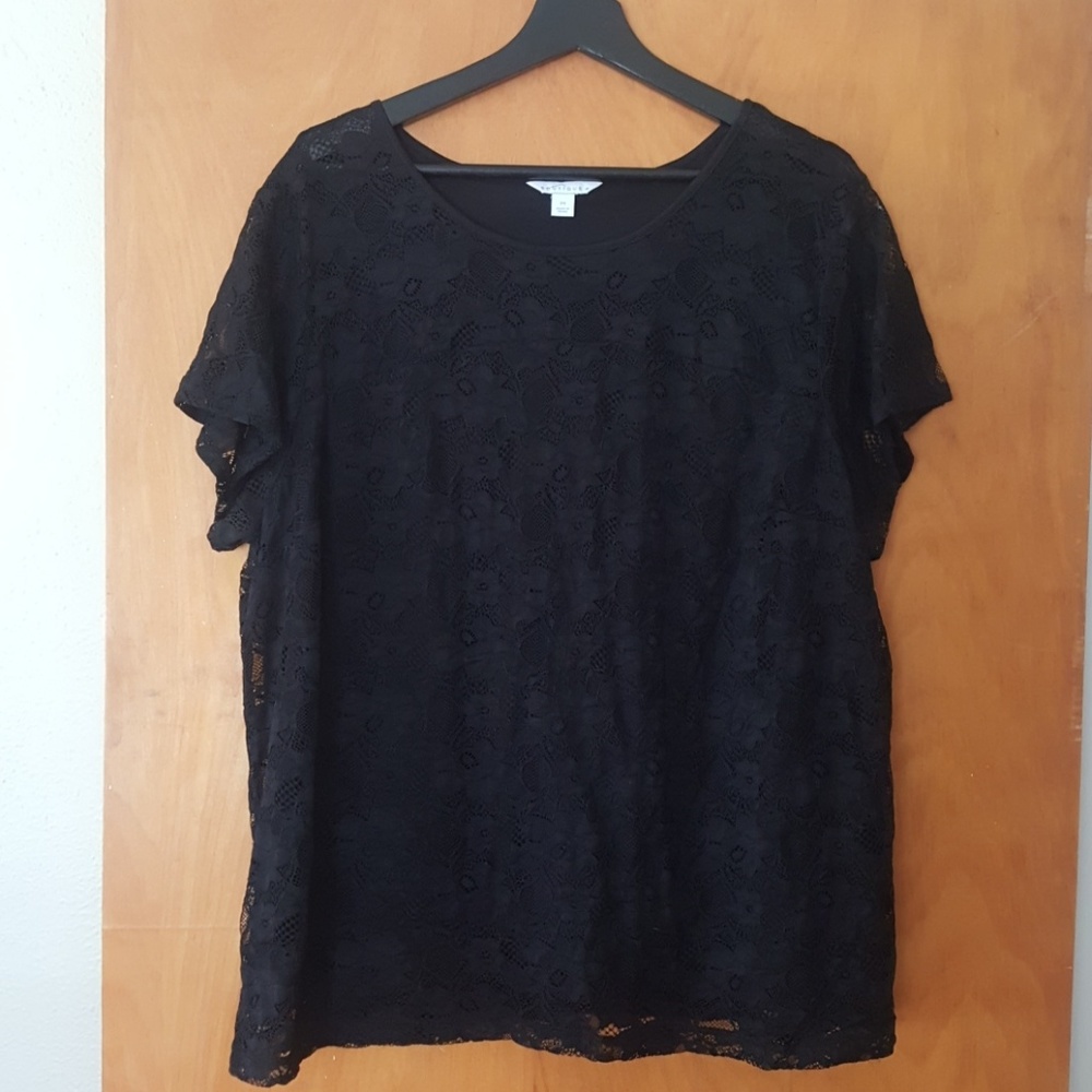 Black Lace Shirt