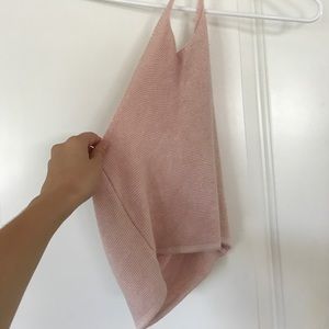adorable brandy melville knitted halter top