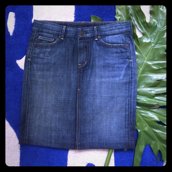 Citizens of Humanity - denim pencil skirt - Picture 1 of 5