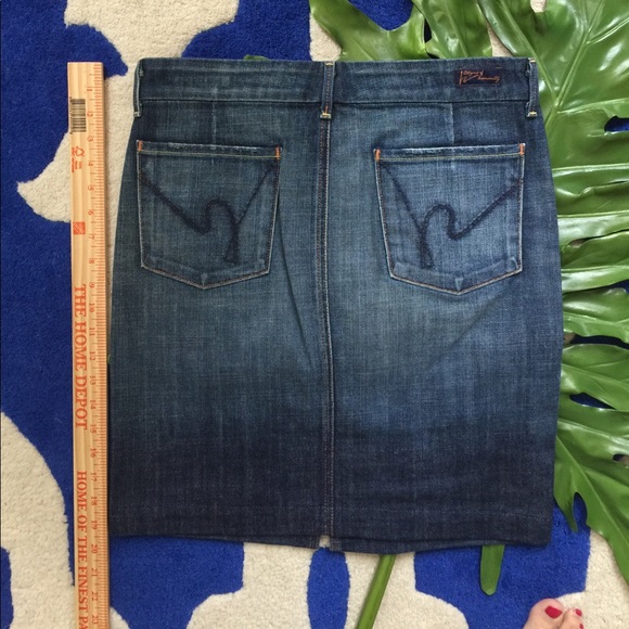 Citizens of Humanity - denim pencil skirt - Picture 2 of 5