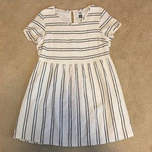 Old Navy Linen Striped Dress