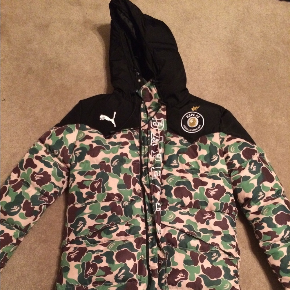 A bathing ape x Puma winter jacket.