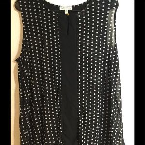 Sheer Polka Dot Shirt