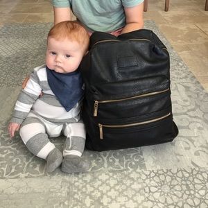 Honest Co. Diaper Bag in Black (very lightly used)