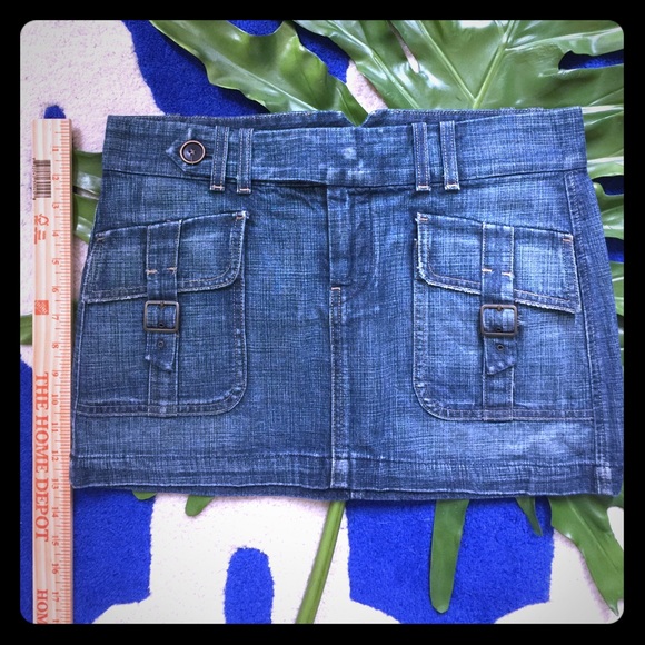 Citizens of Humanity Denim Mini-skirt - 28 - Picture 1 of 7