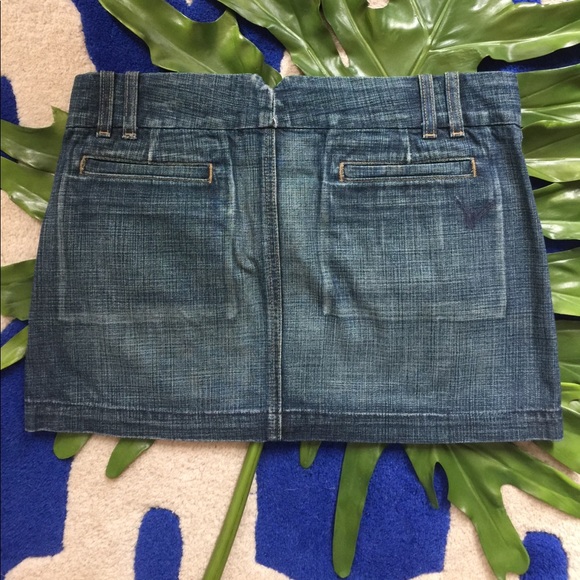 Citizens of Humanity Denim Mini-skirt - 28 - Picture 3 of 7