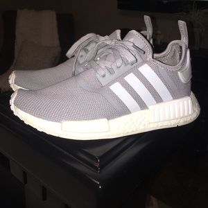 Grey Adidas NMDs