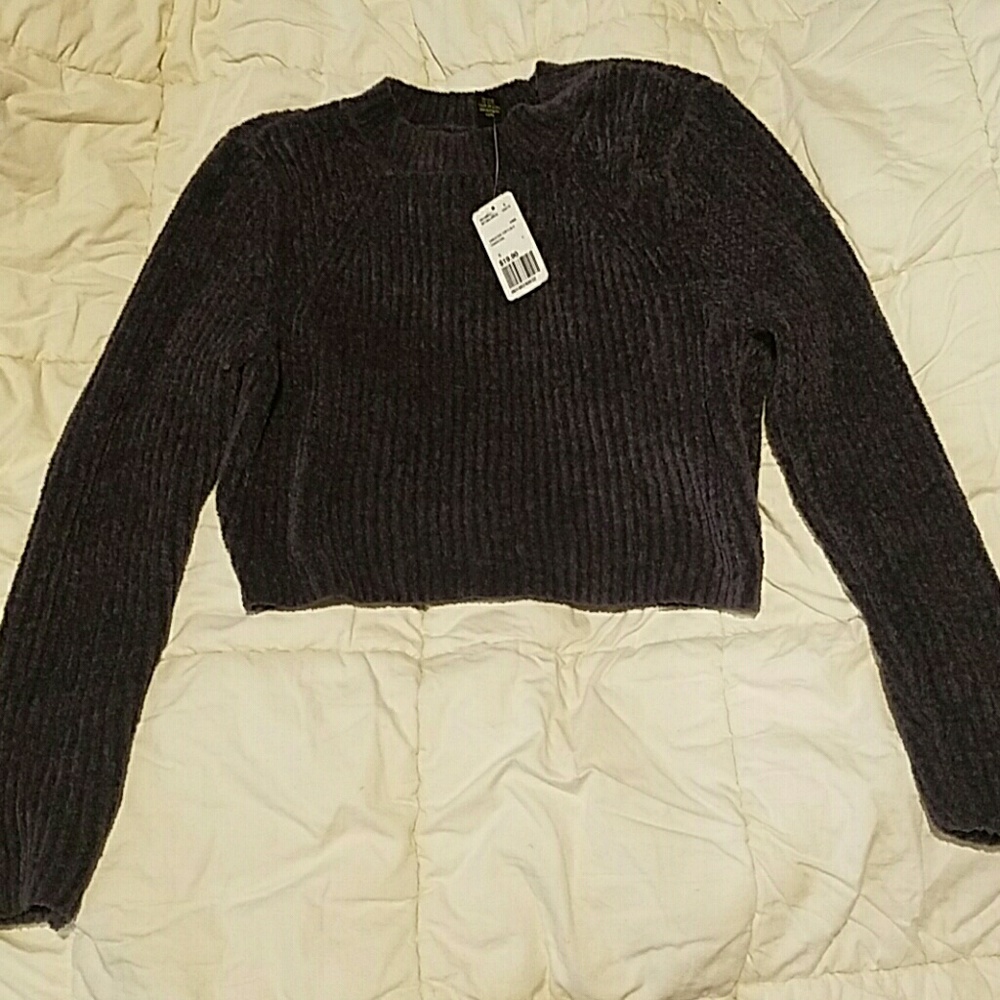 Soft cropped sweater