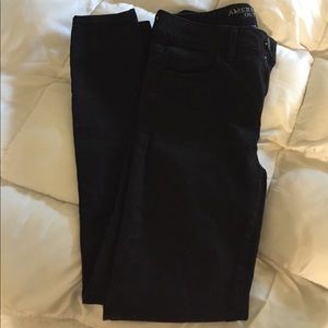 American Eagle Black Highrise Jegging