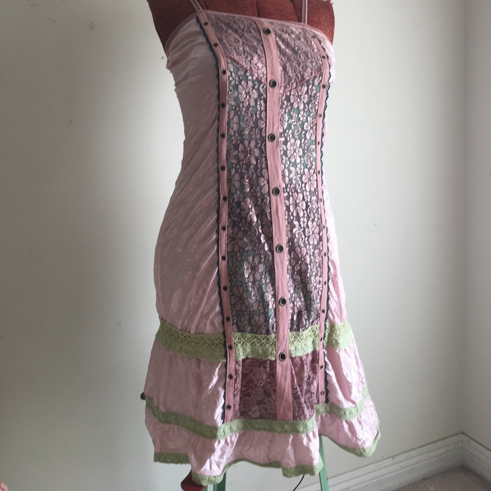 Pink Silk cocktail dress