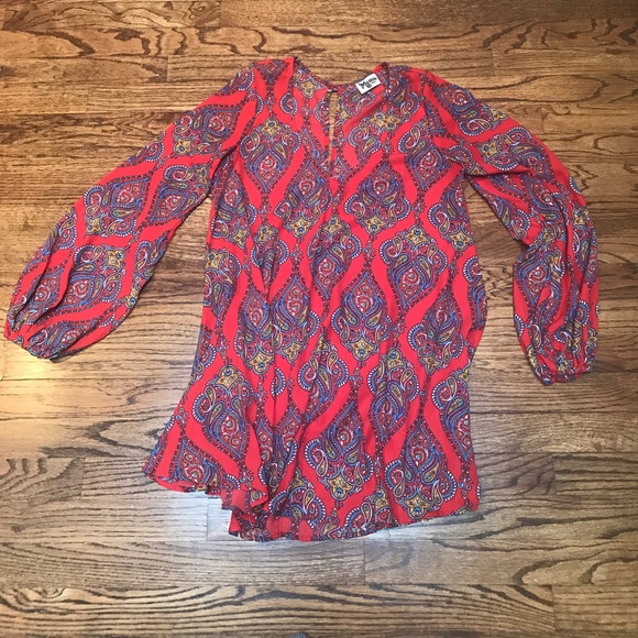 Show Me Your MuMu Tops - Show Me Your MUMU red paisley tunic