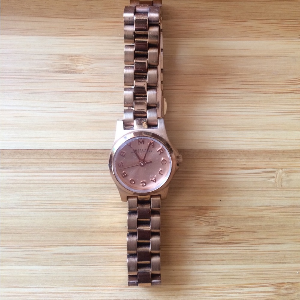 Marc Jacobs Henry Dinky watch, rose gold