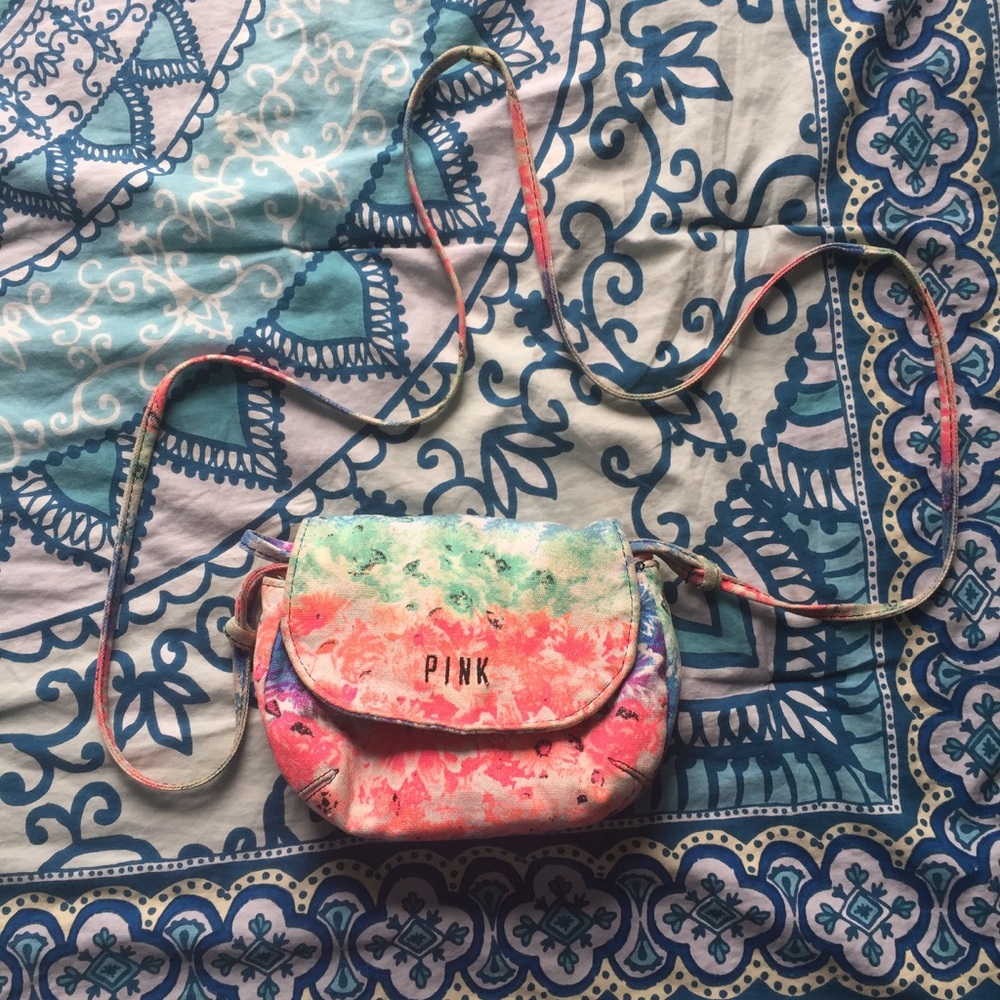 RARE Victoria secrets PINK crossbody bag