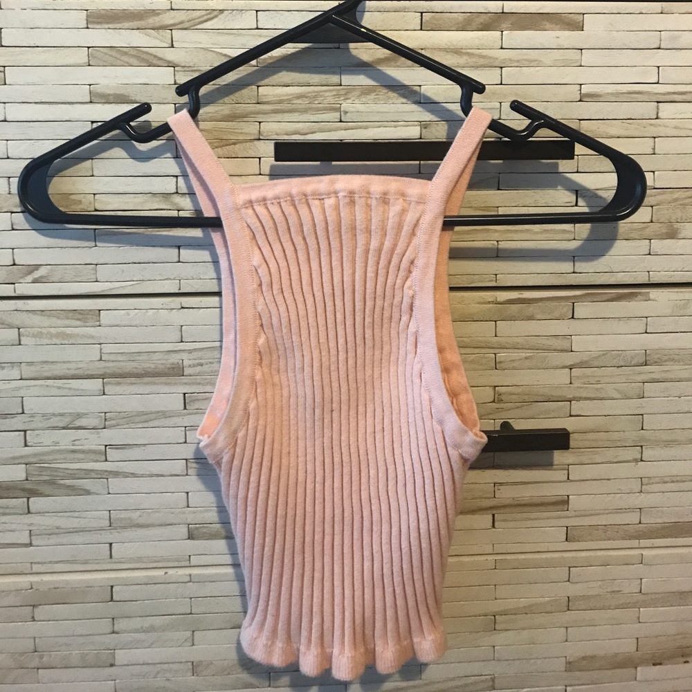 Pink Hanger Crop Top Size Small