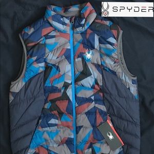 🆕🕷Spyder Men's Geared Synthetic Down Vest