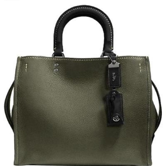 olive green coach bag