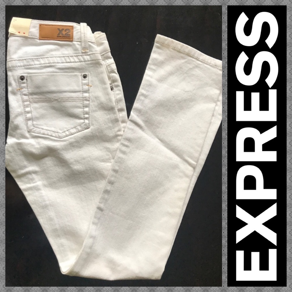 NWT Express White Skinny Jeans
