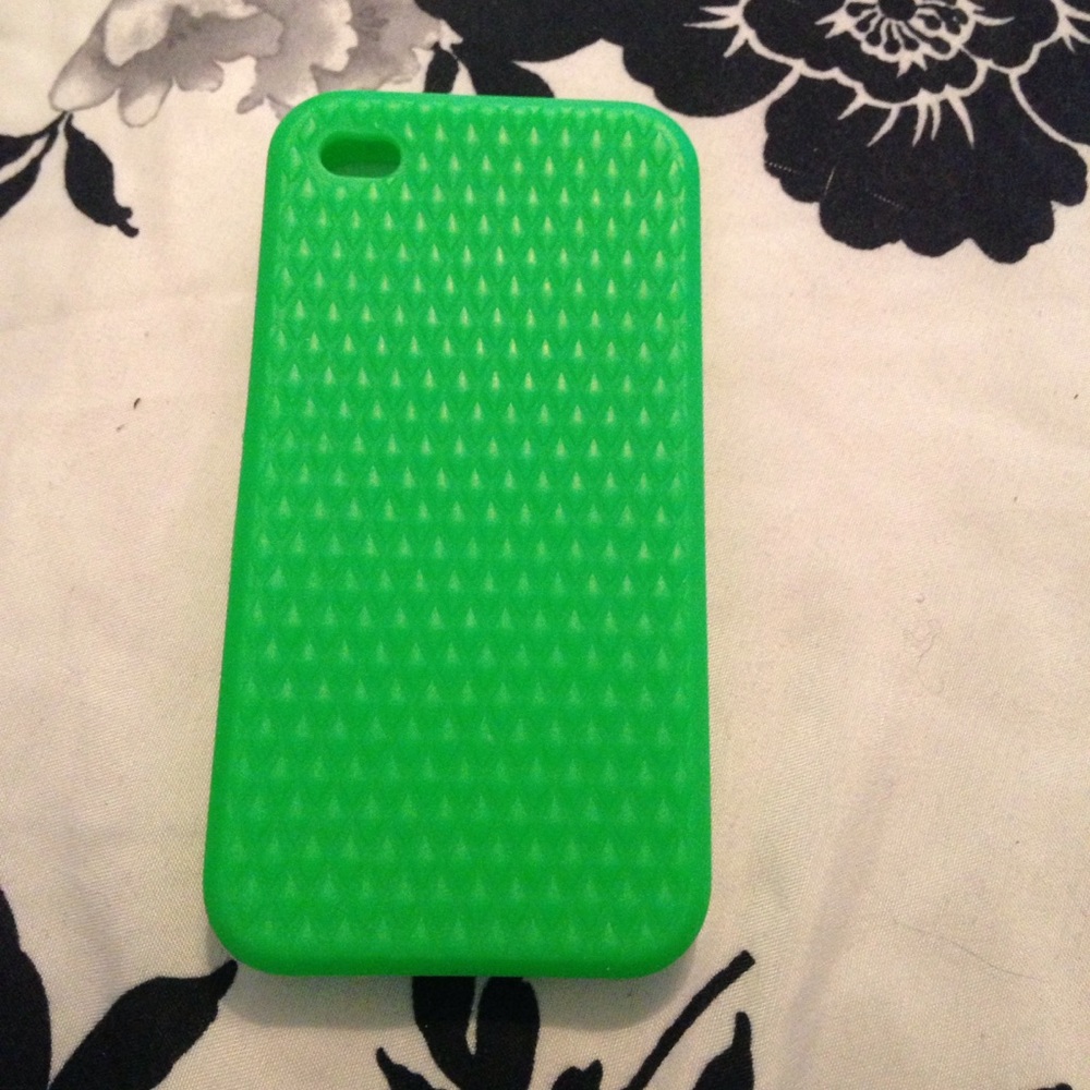 iPhone 4 green sparkly case