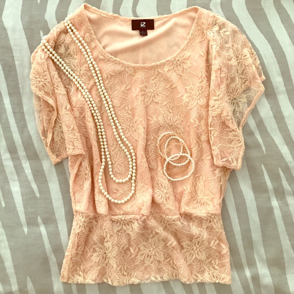 Lace Embroidered Camisole Blouse, NWOT