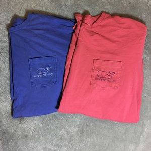 Vineyard vines longsleeve and short sleeve