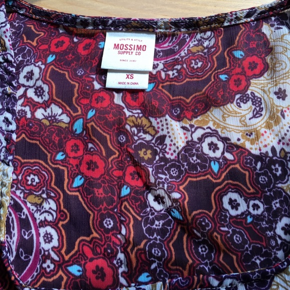 Paisley tank top with ruffle front detail - Picture 2 of 4