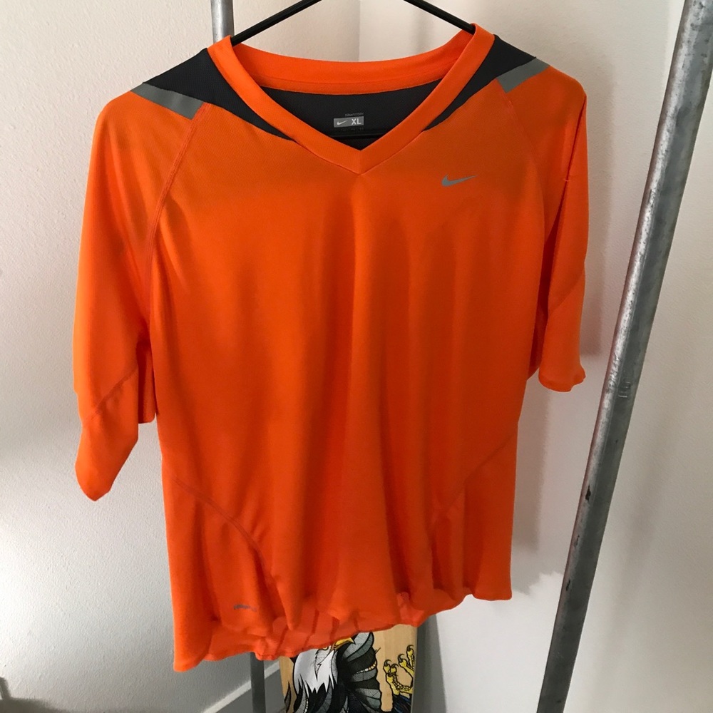 Orange Nike Olympic running t