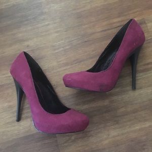 Michael Antonio magenta heels